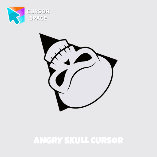 Angry Skull cursor arrow cursor