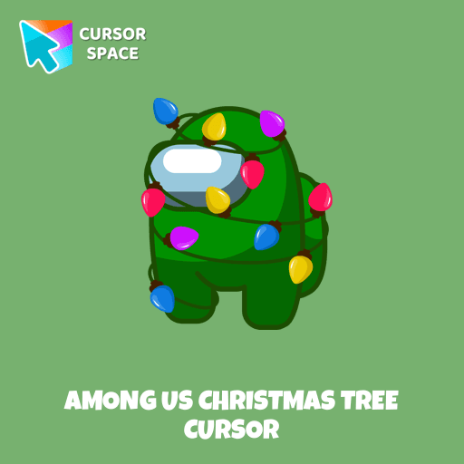Among Us Christmas Tree cursor pointer cursor